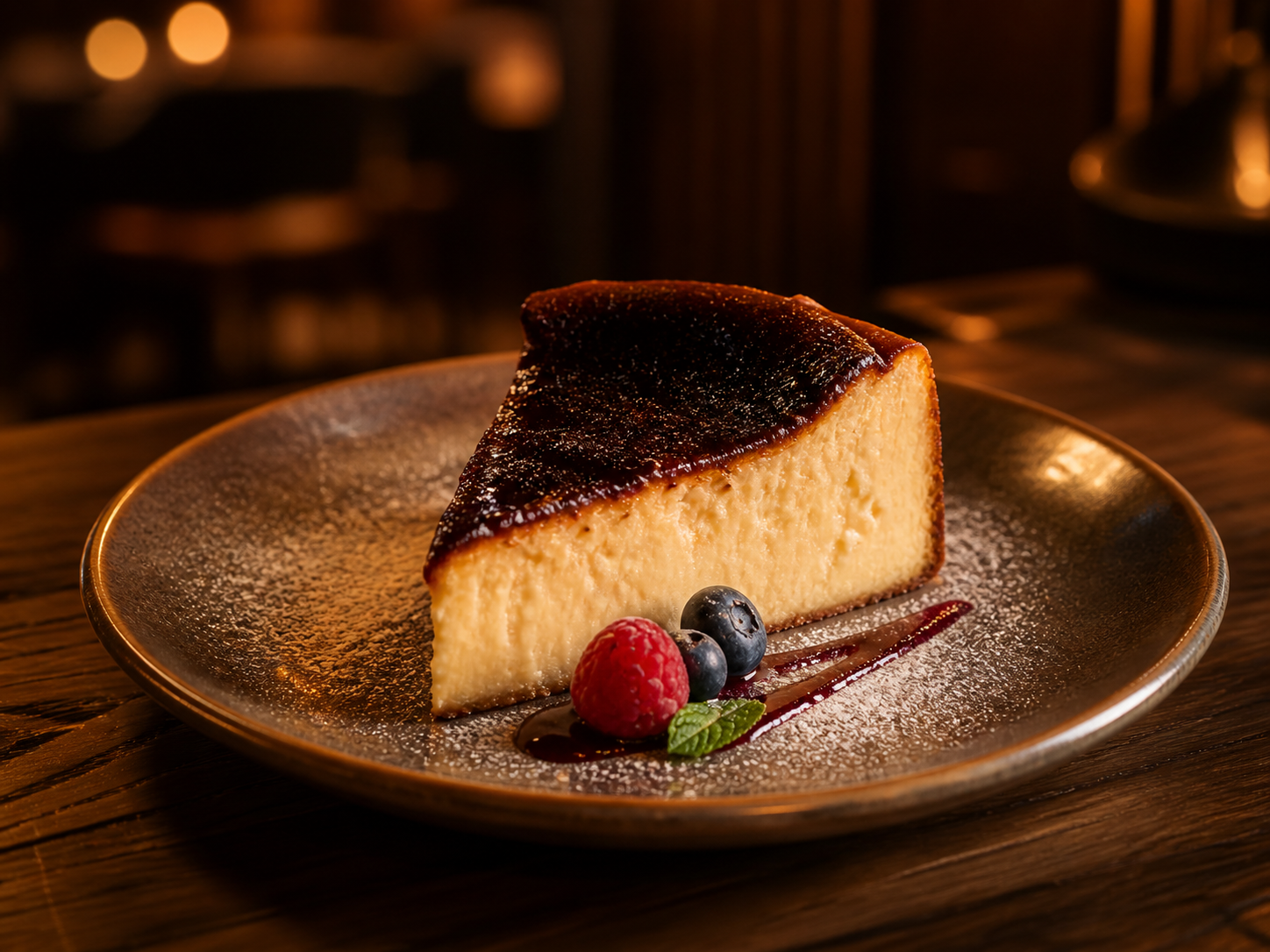 San Sebastian cheesecake