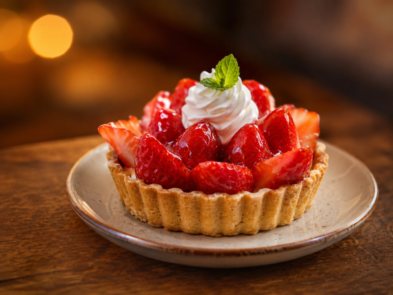 Çilekli Tart